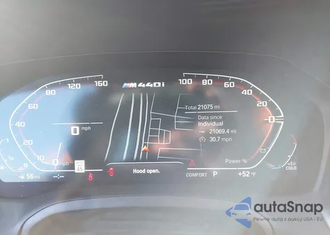 2022 BMW M440I Gran Coupe xDrive z USA, uszkodzony, nr VIN WBA13AW07NFN20223